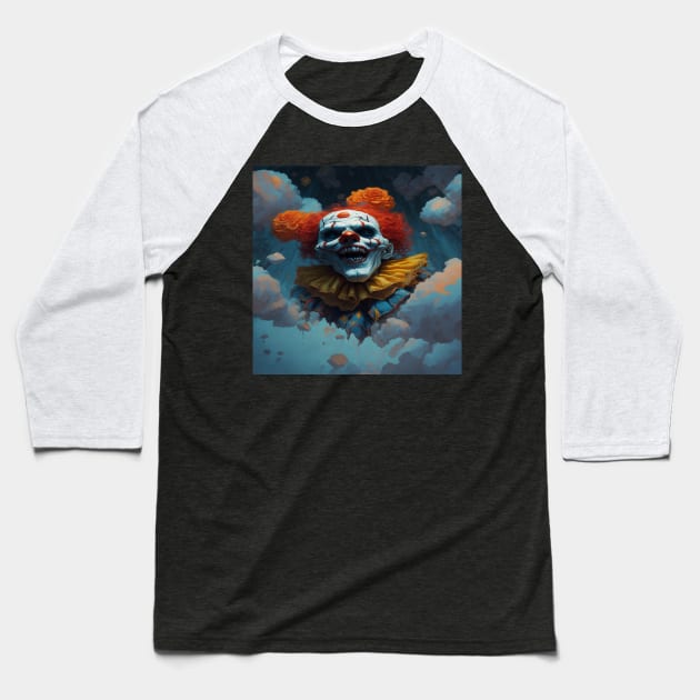 killer clown Baseball T-Shirt by sukhendu.12